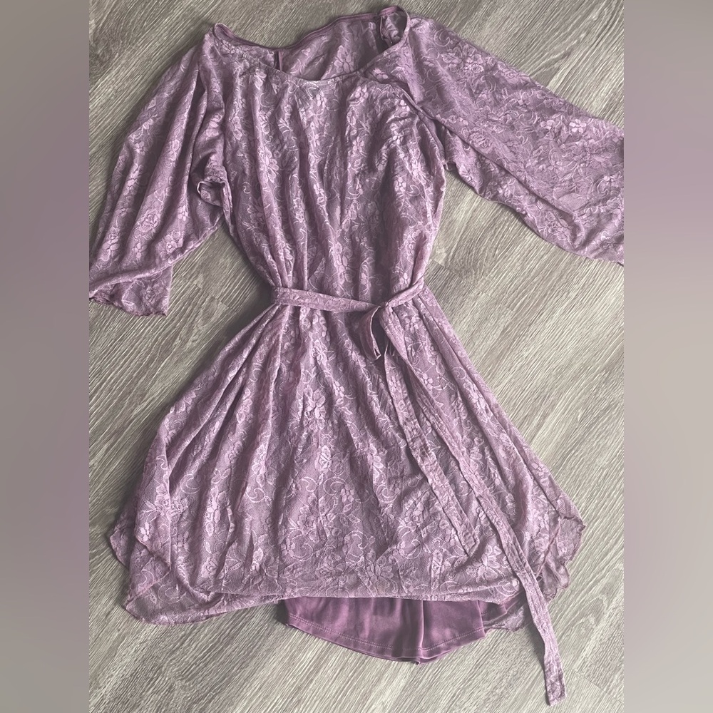 Cruel Girl Lavender Lace Dress